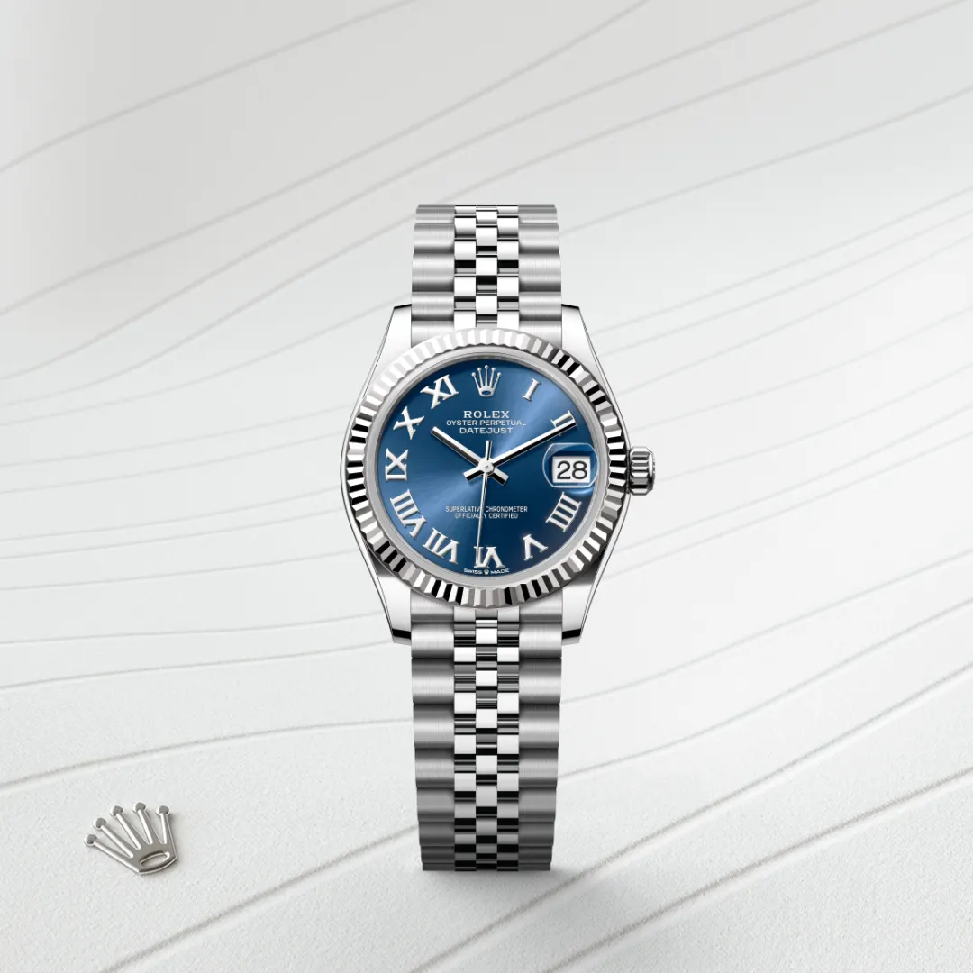 Rolex Datejust 31 en Rolesor gris – combinaison d’acier Oystersteel et d’or gris M278274-0034 chez Bijouterie Mornier