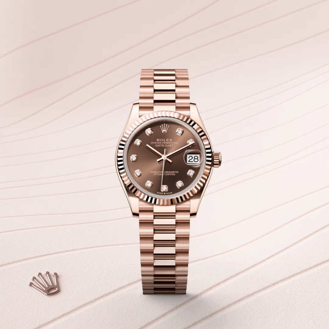 Rolex Datejust 31 en Or Everose 18 ct M278275-0010 chez Bijouterie Mornier