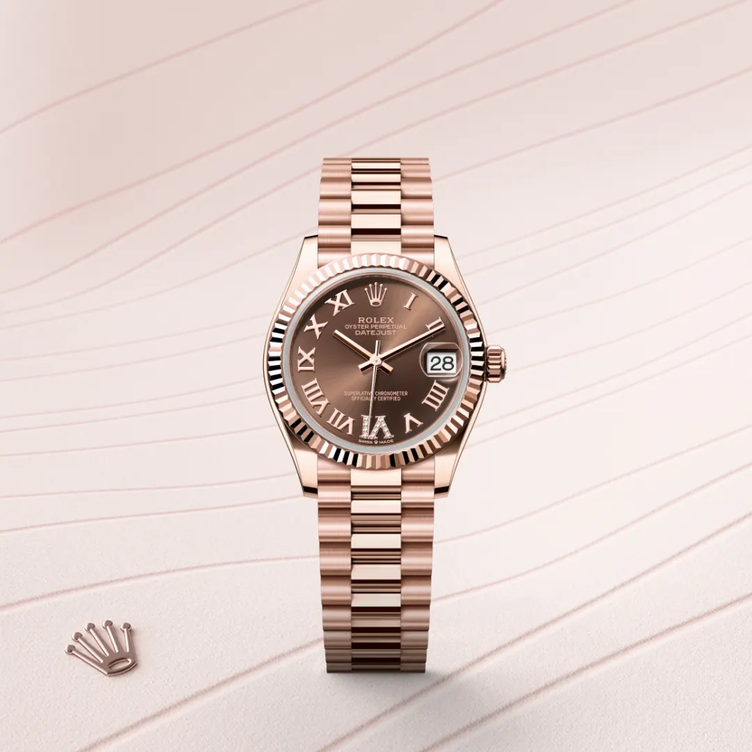 Rolex Datejust 31 en Or Everose 18 ct M278275-0025 chez Maison Prieur