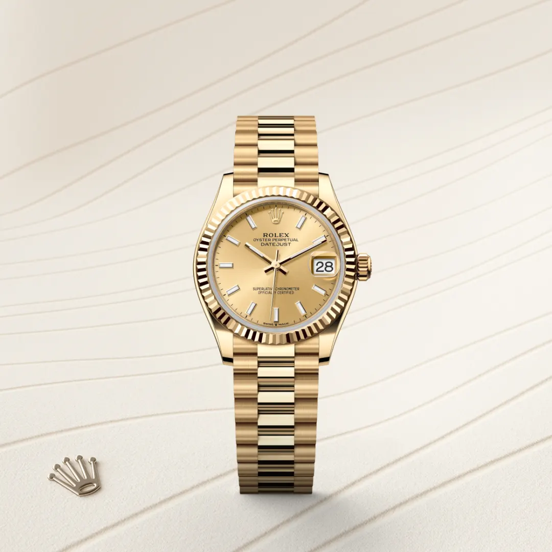 Rolex Datejust 31 en Or jaune 18 ct M278278-0040 chez Raynal