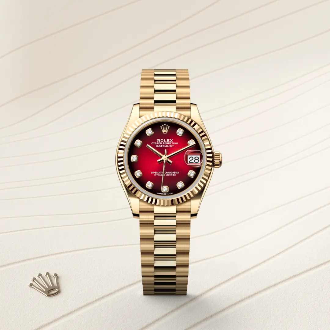 Rolex Datejust 31 en Or jaune 18 ct M278278-0049 chez Hardy