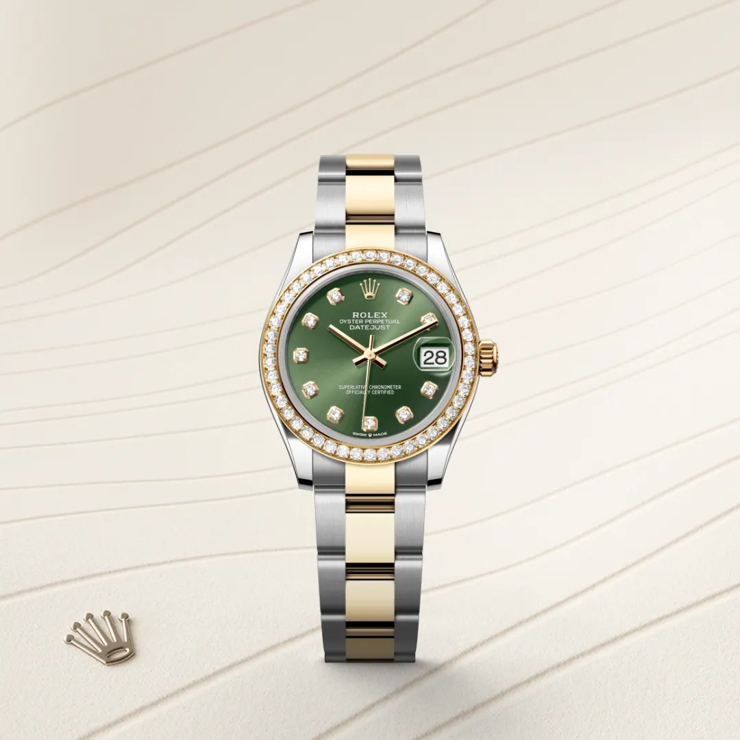 Rolex Datejust 31 en Rolesor jaune – combinaison d’acier Oystersteel et d’or jaune M278383RBR-0029 chez Dubail