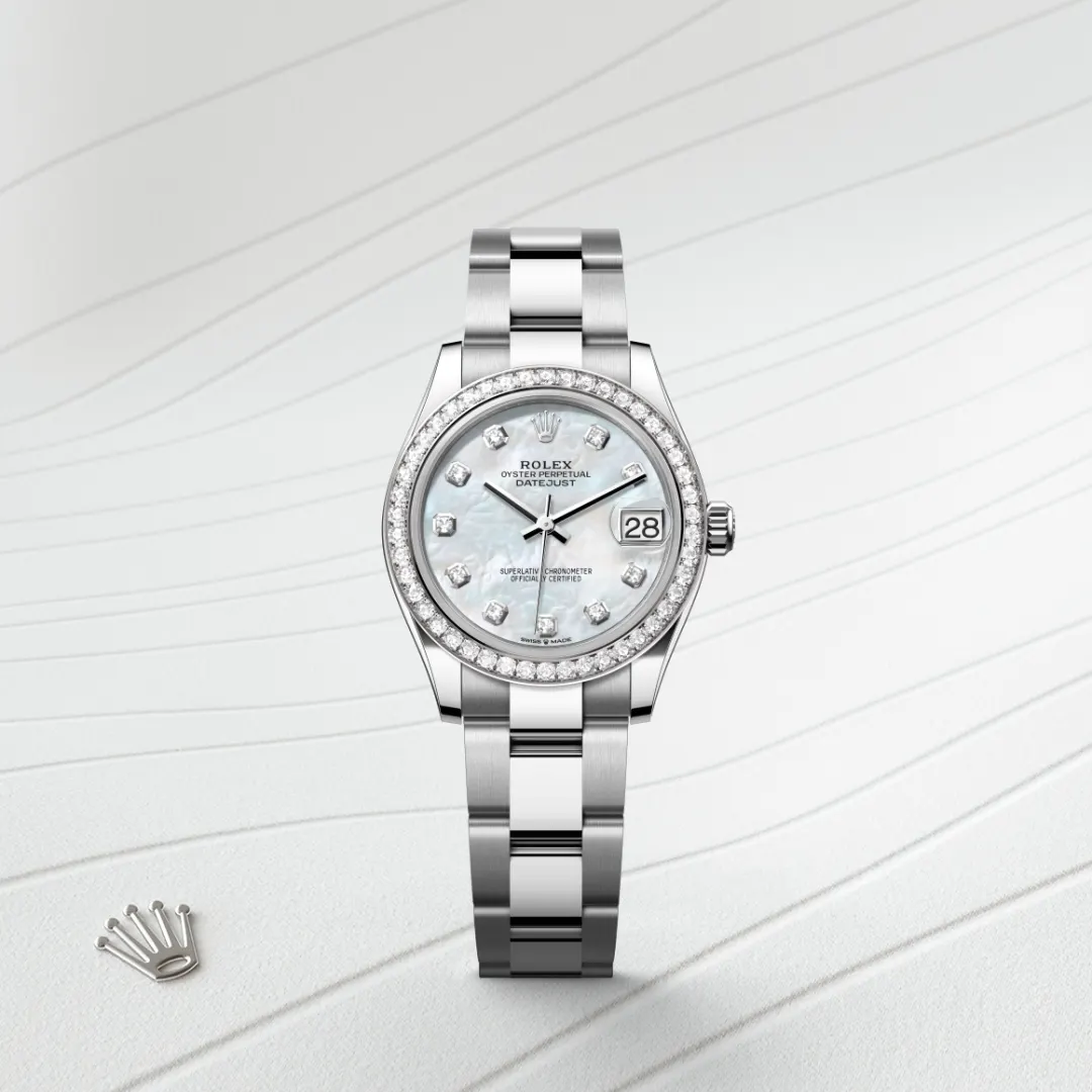 Rolex Datejust 31 en Rolesor gris – combinaison d’acier Oystersteel et d’or gris M278384RBR-0007 chez Maison Prieur