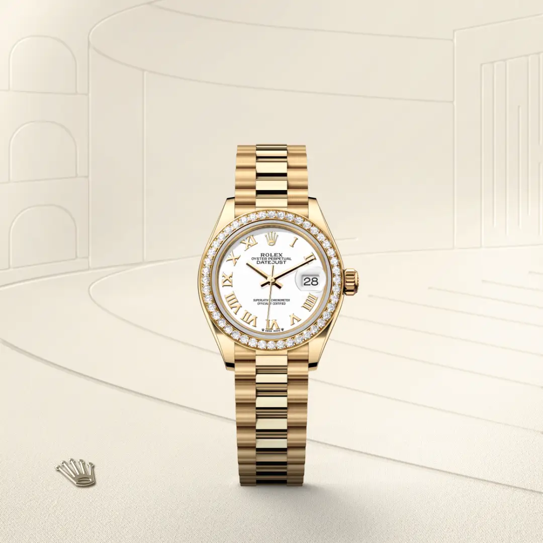 Rolex Lady-Datejust in 18 ct yellow gold M279138RBR-0031 at Boutique Rolex Genève