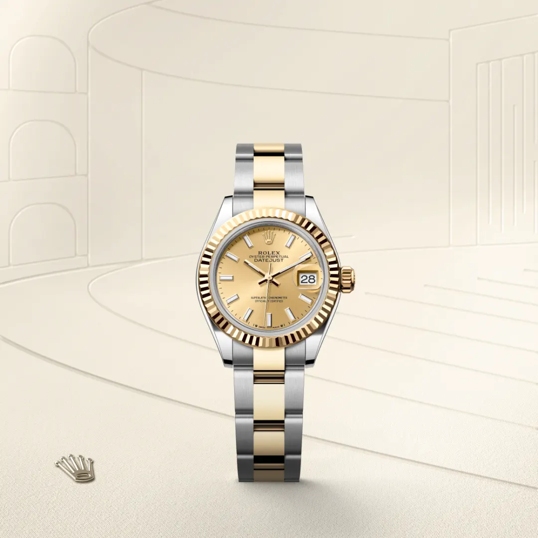 Rolex Lady-Datejust in Yellow Rolesor - combination of Oystersteel and yellow gold M279173-0002 at Boutique Rolex Genève