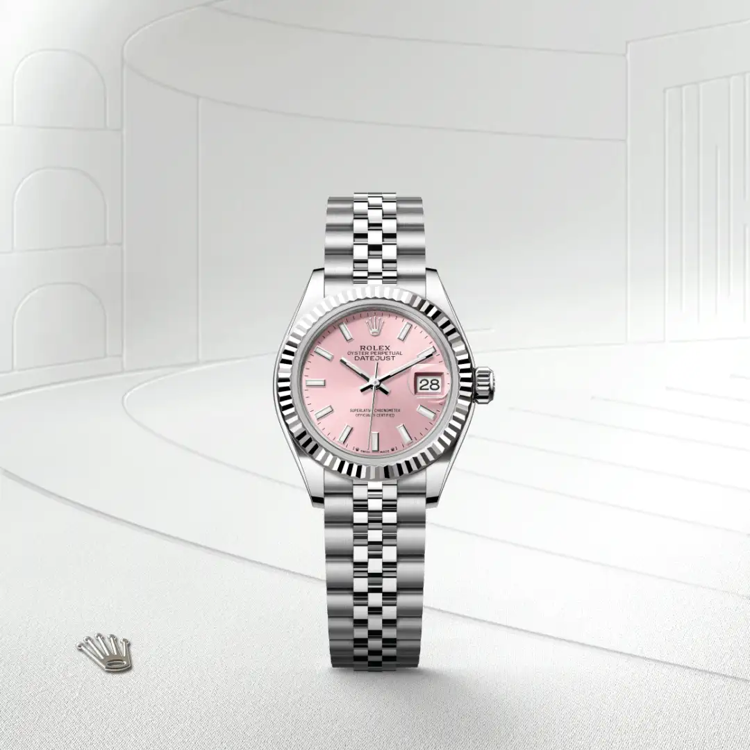 Rolex Lady-Datejust in White Rolesor - combination of Oystersteel and white gold M279174-0001 at Boutique Rolex Genève