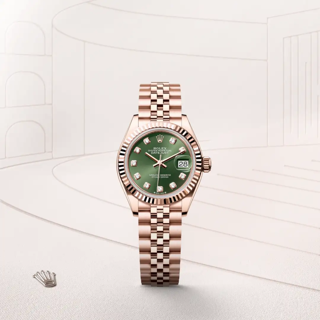 Rolex Lady-Datejust in 18 ct Everose gold M279175-0013 at Boutique Rolex Genève