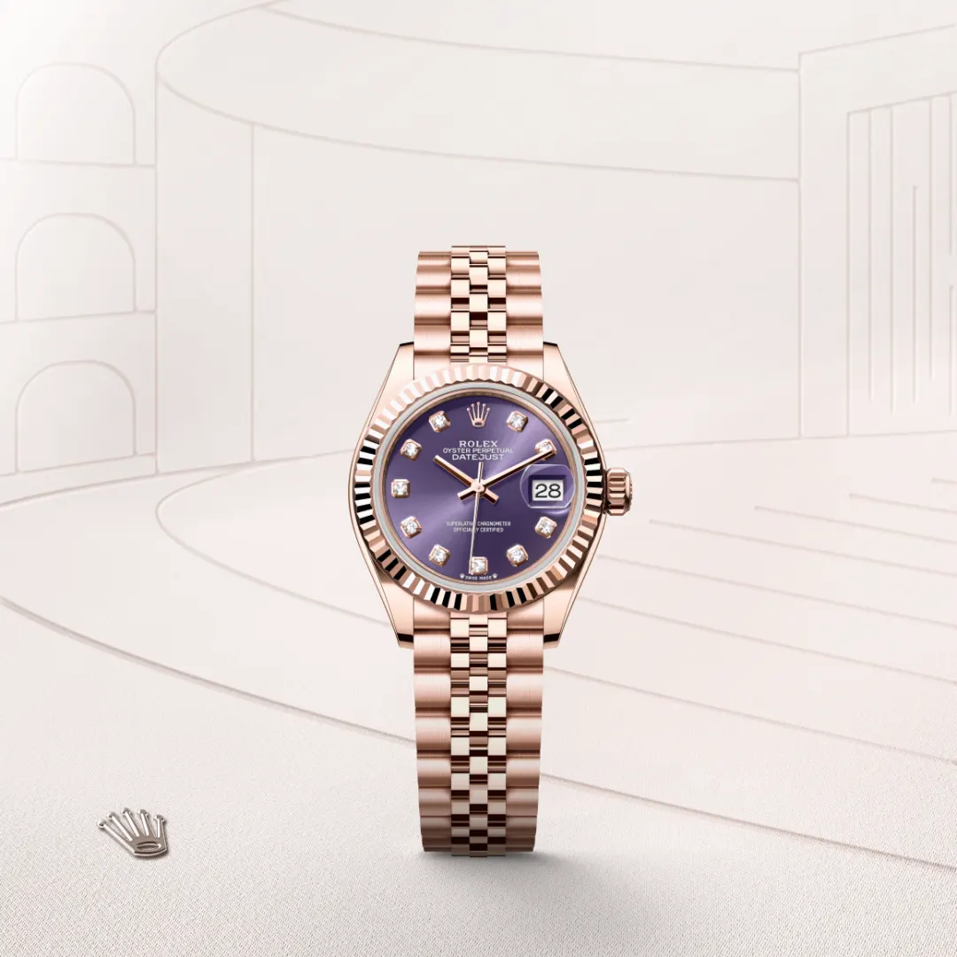 Rolex Lady-Datejust en Or Everose 18 ct M279175-0020 chez Lombard Joaillier
