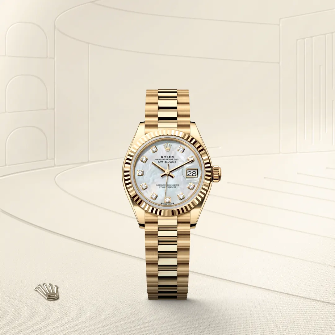 Rolex Lady-Datejust en Or jaune 18 ct M279178-0025 chez Bijouterie Mornier