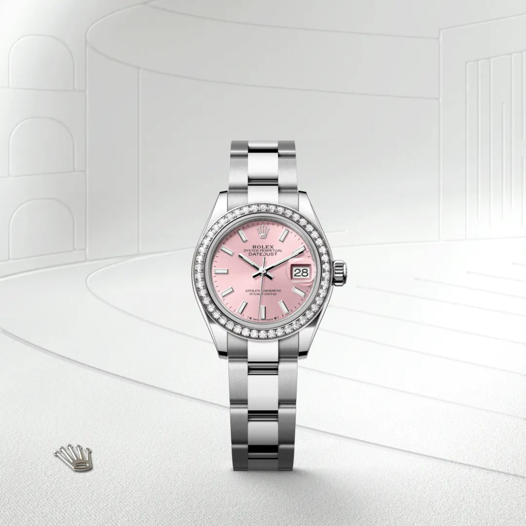 Rolex Lady-Datejust en Rolesor gris – combinaison d’acier Oystersteel et d’or gris M279384RBR-0002 chez Maison Prieur