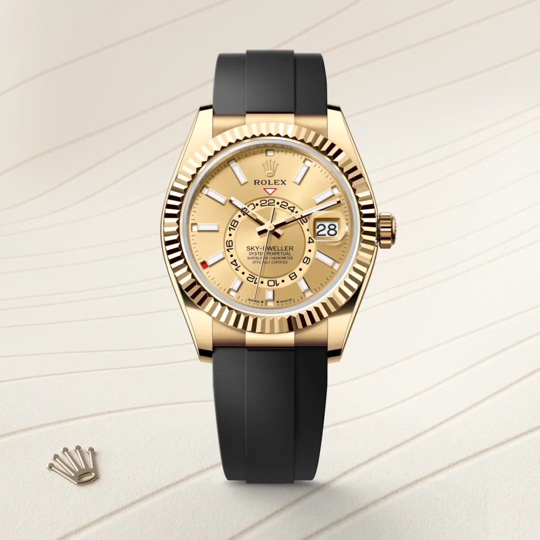 Rolex Sky-Dweller in 18 ct yellow gold M336238-0001 at Lassaussois