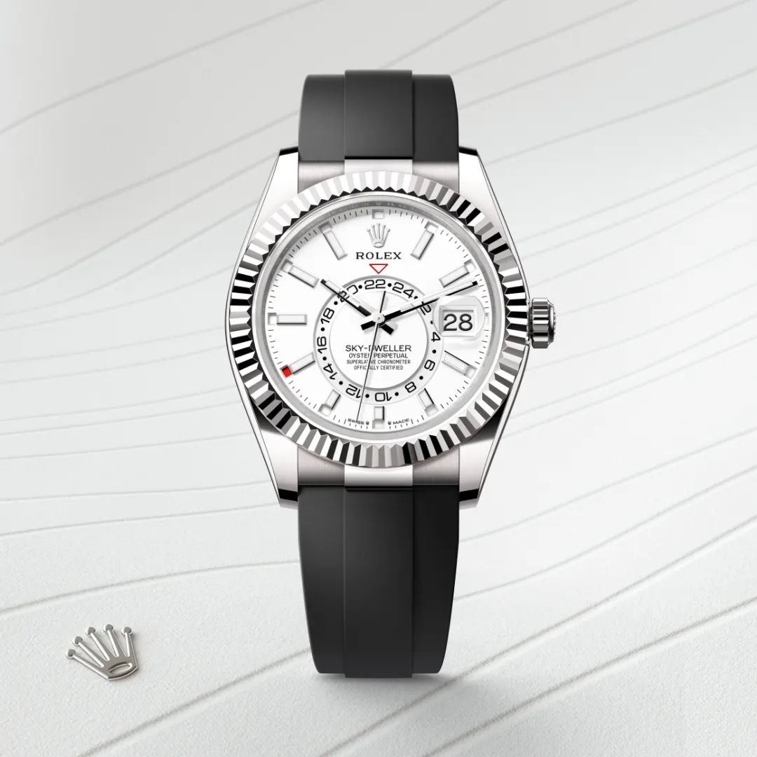 Rolex Sky-Dweller en Or gris 18 ct M336239-0003 chez Veron Roques