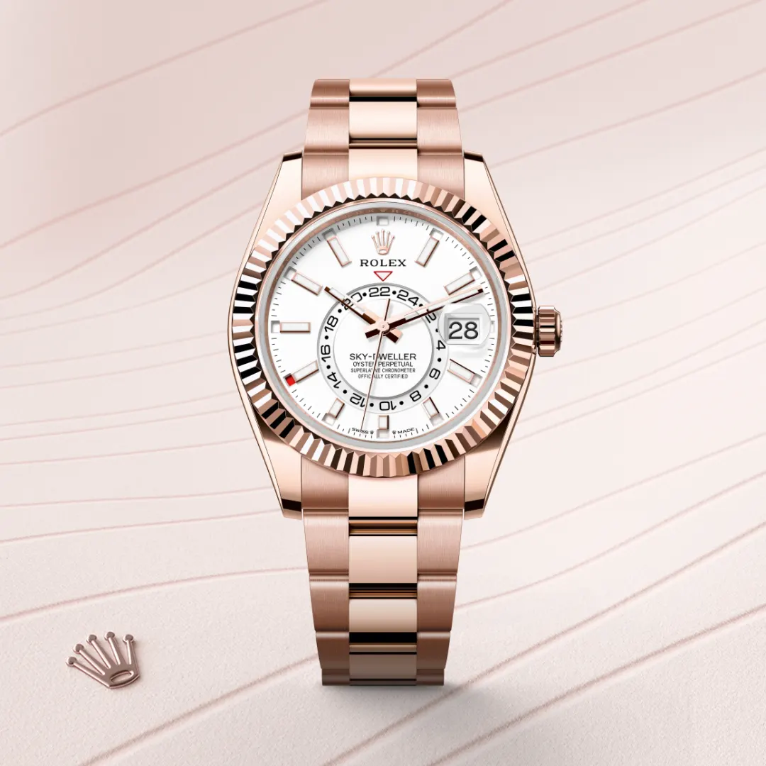 Rolex Sky-Dweller en Or Everose 18 ct M336935-0003 chez Ferret