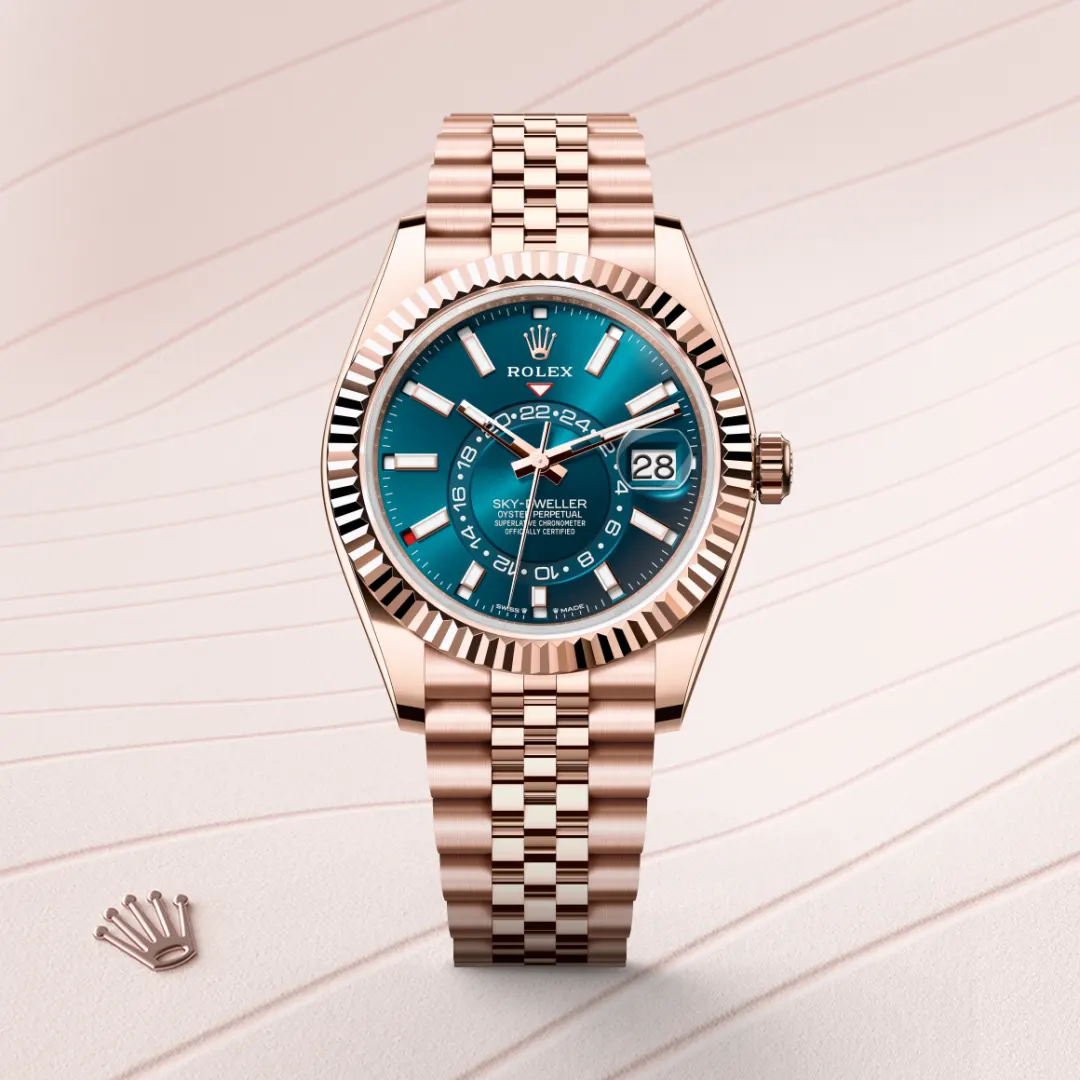 Rolex Sky-Dweller en Or Everose 18 ct M336935-0005 chez Veron Roques