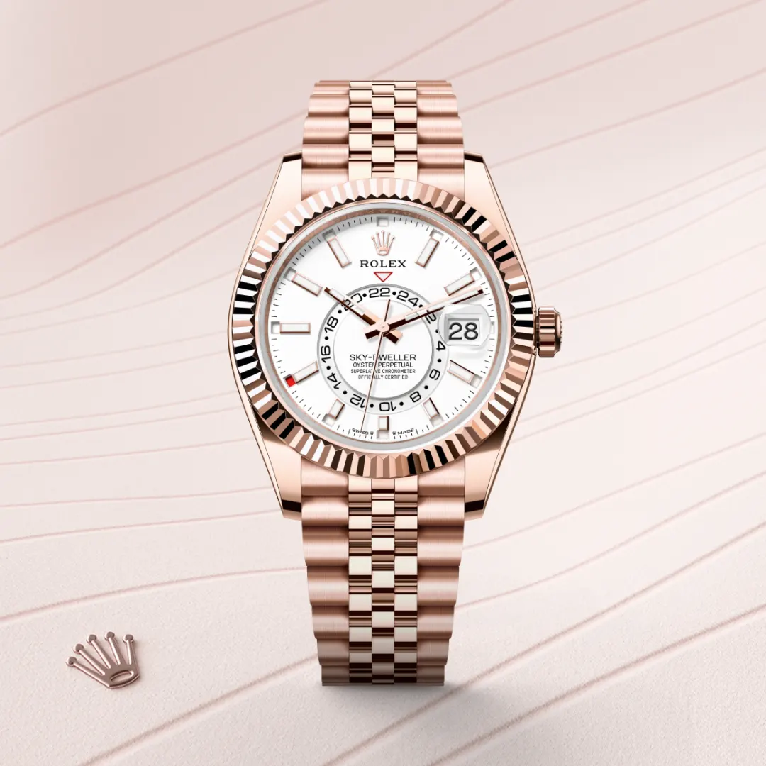 Rolex Sky-Dweller en Or Everose 18 ct M336935-0007 chez Ferret