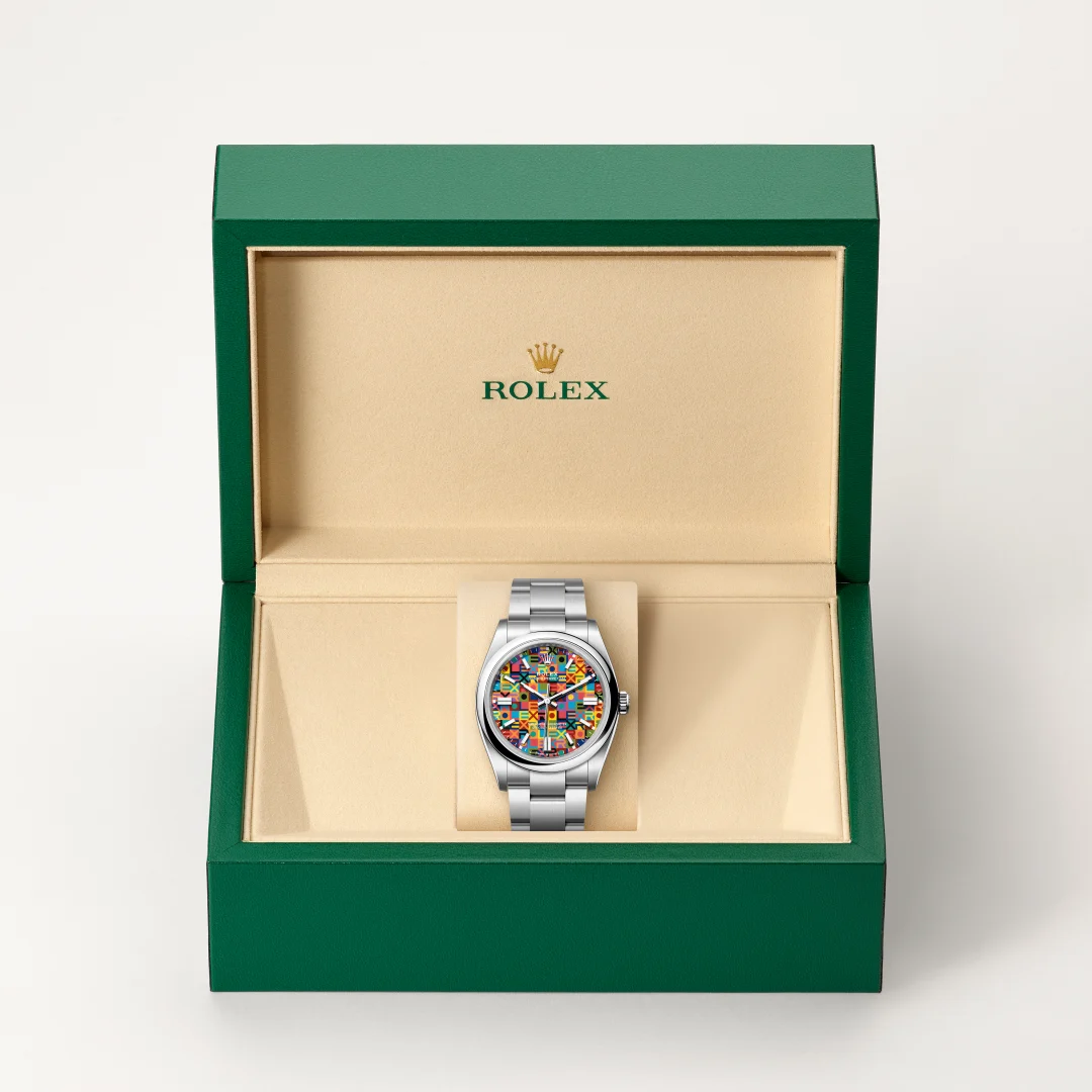 Rolex Oyster Perpetual 36 in Oystersteel M126000-0016 at Al-Ekliel Mohammed Mubarak Ali & Sons