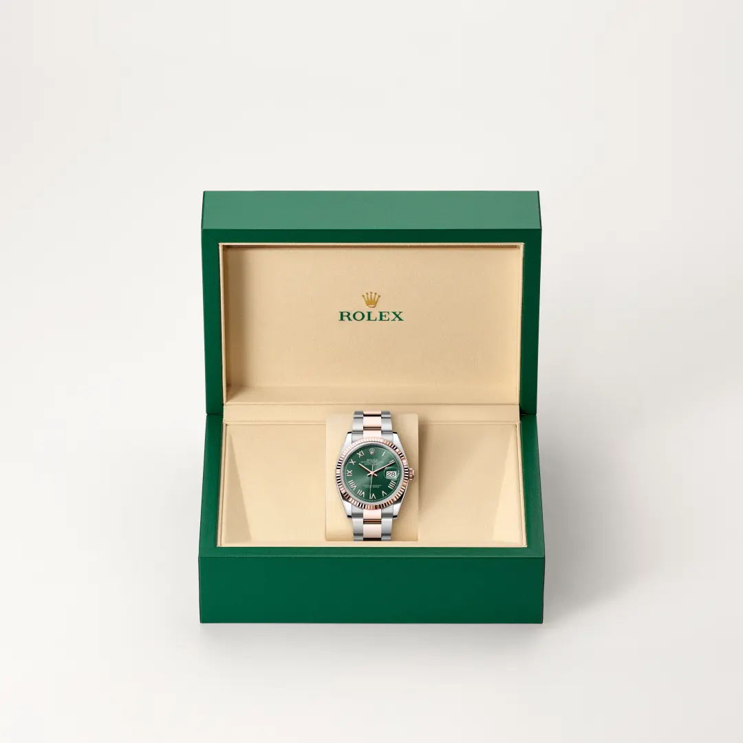 Rolex Datejust 36 in Everose Rolesor - combination of Oystersteel and Everose gold M126231-0052 at Boutique Rolex Genève