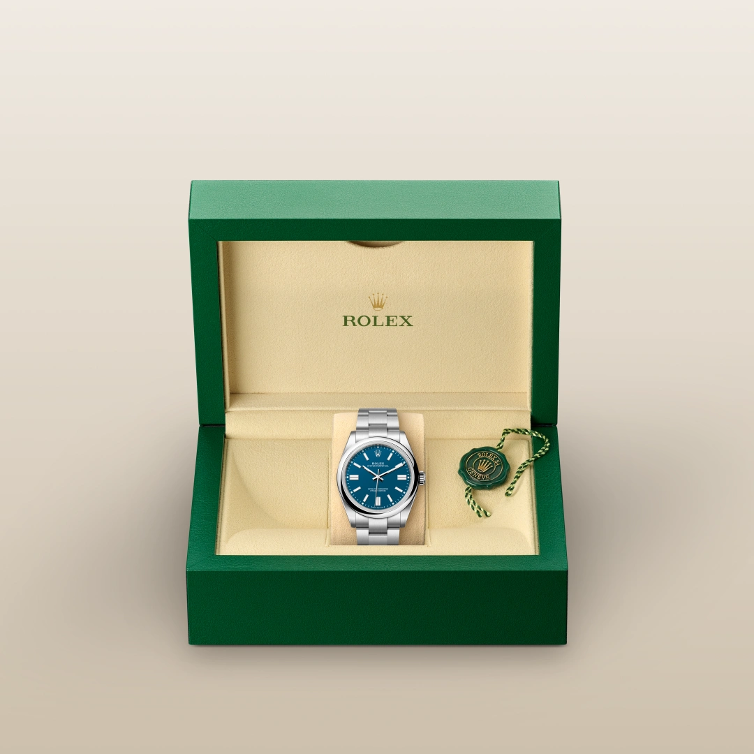 Rolex Oyster Perpetual 41 en Acier Oystersteel M134300-0009 chez Bijouterie Mornier