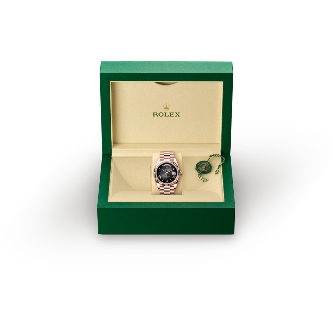 Rolex Day-Date 40 en Or Everose 18 ct M228235-0055 chez Bijouterie Mornier