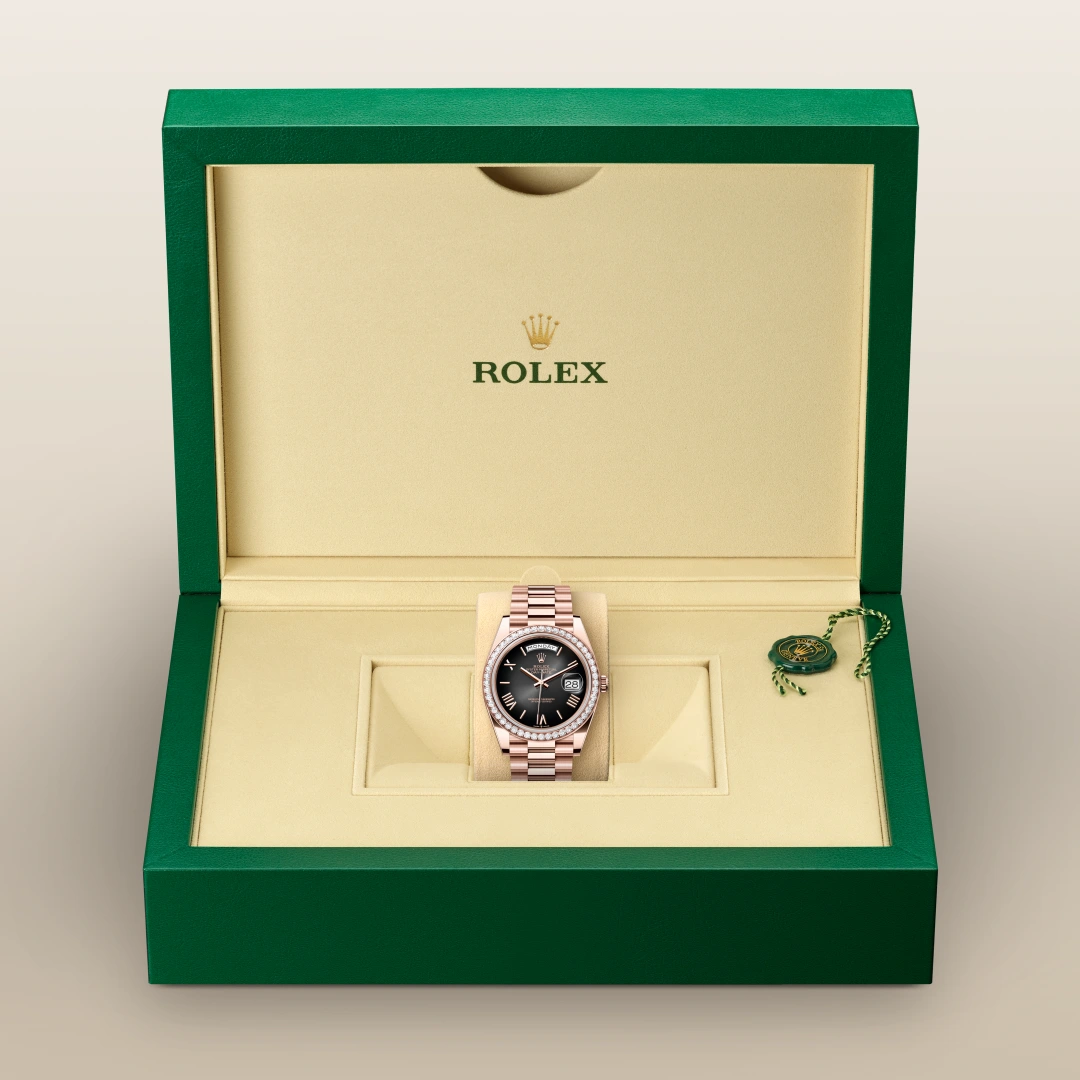 Rolex Day-Date 40 en Or Everose 18 ct M228345RBR-0025 chez Dubail