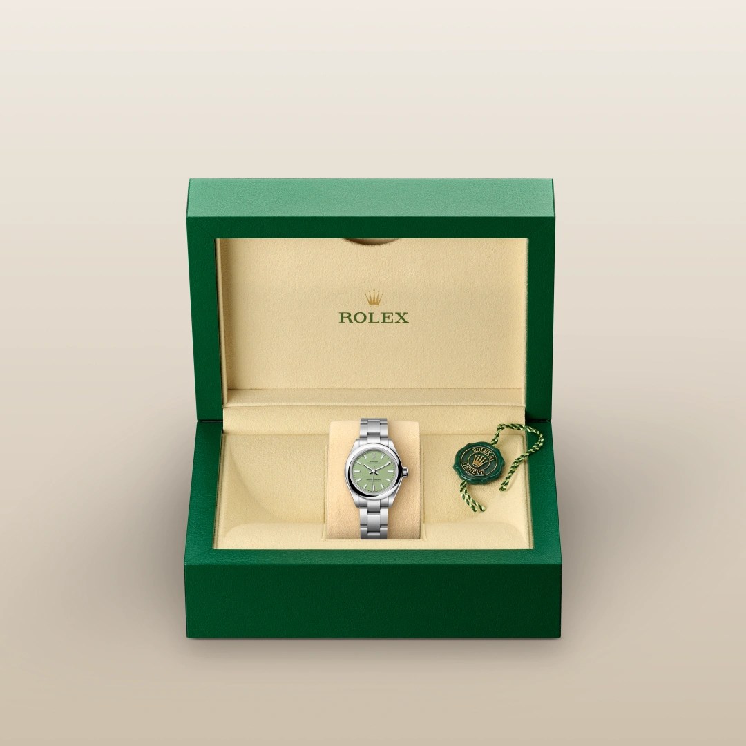 Rolex Oyster Perpetual 28 en Acier Oystersteel M276200-0006 chez Hall of Time