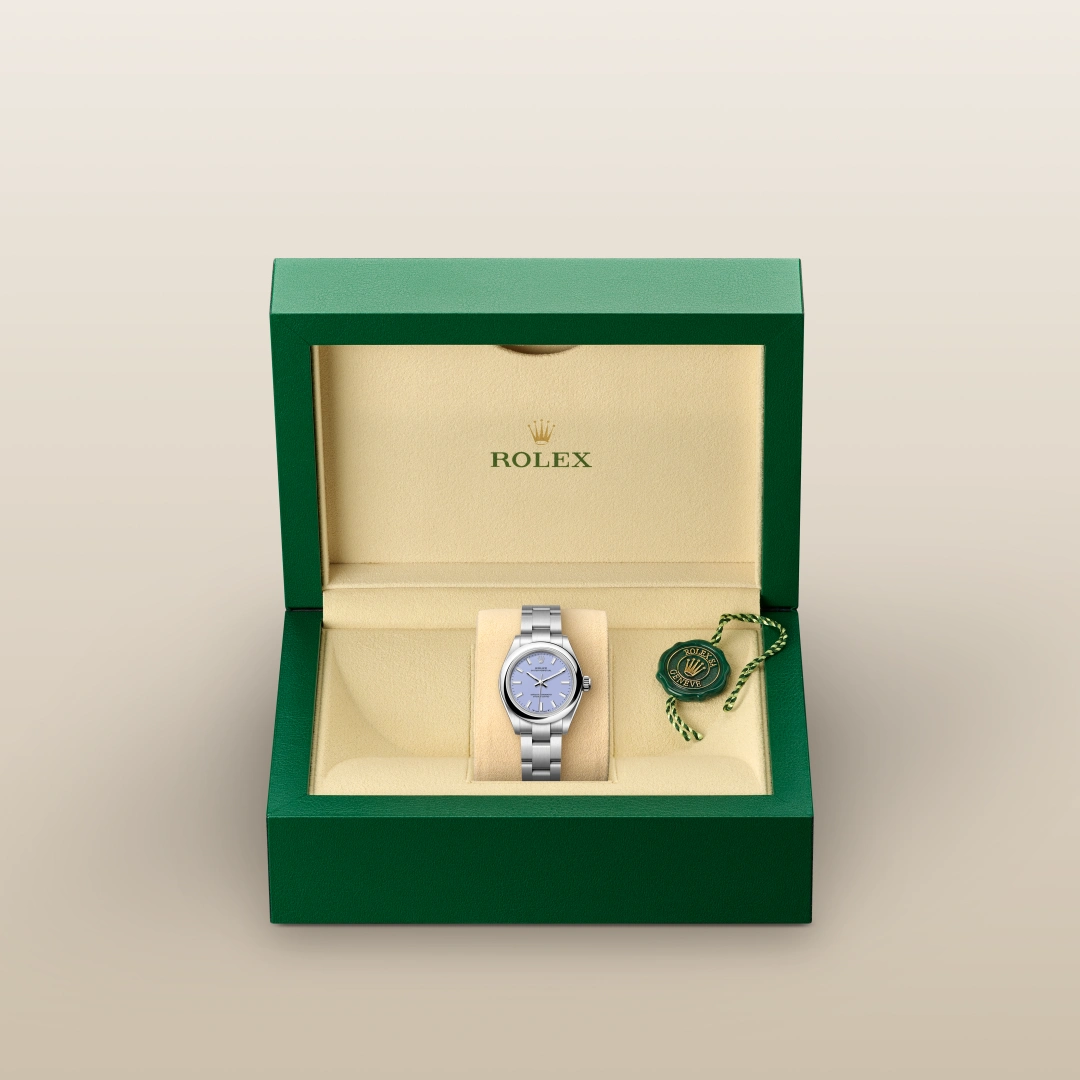 Rolex Oyster Perpetual 28 en Acier Oystersteel M276200-0008 chez Hall of Time