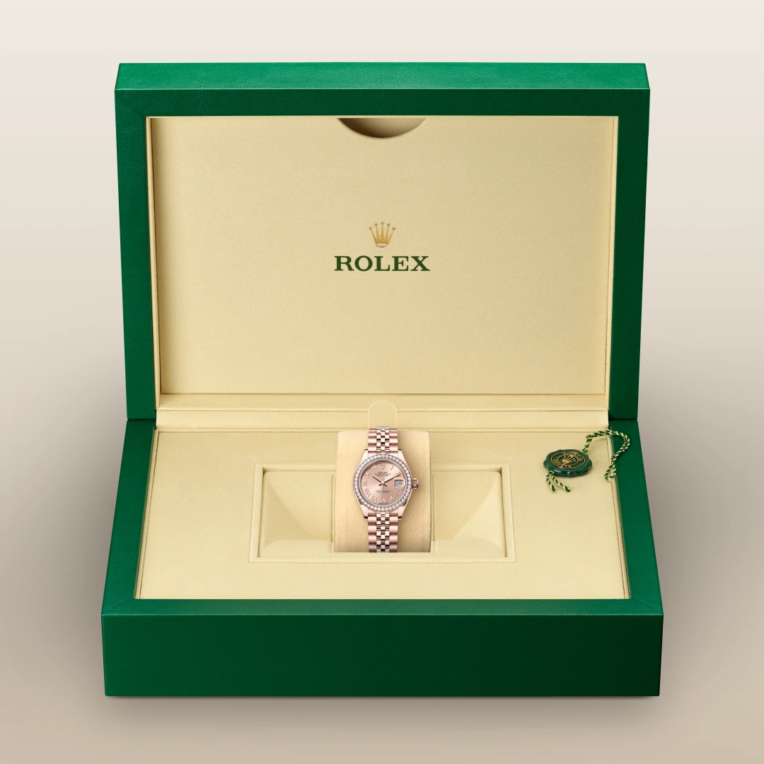 Rolex Lady-Datejust en Or Everose 18 ct M279135RBR-0028 chez Dubail