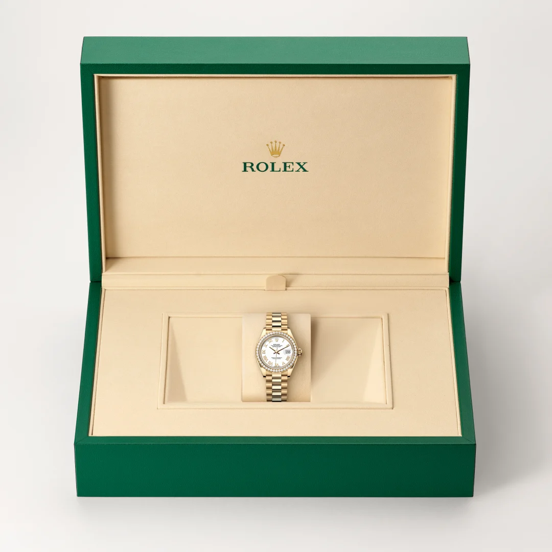 Rolex Lady-Datejust in 18 ct yellow gold M279138RBR-0031 at Boutique Rolex Genève