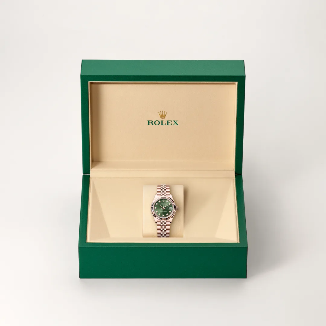 Rolex Lady-Datejust in 18 ct Everose gold M279175-0013 at Boutique Rolex Genève