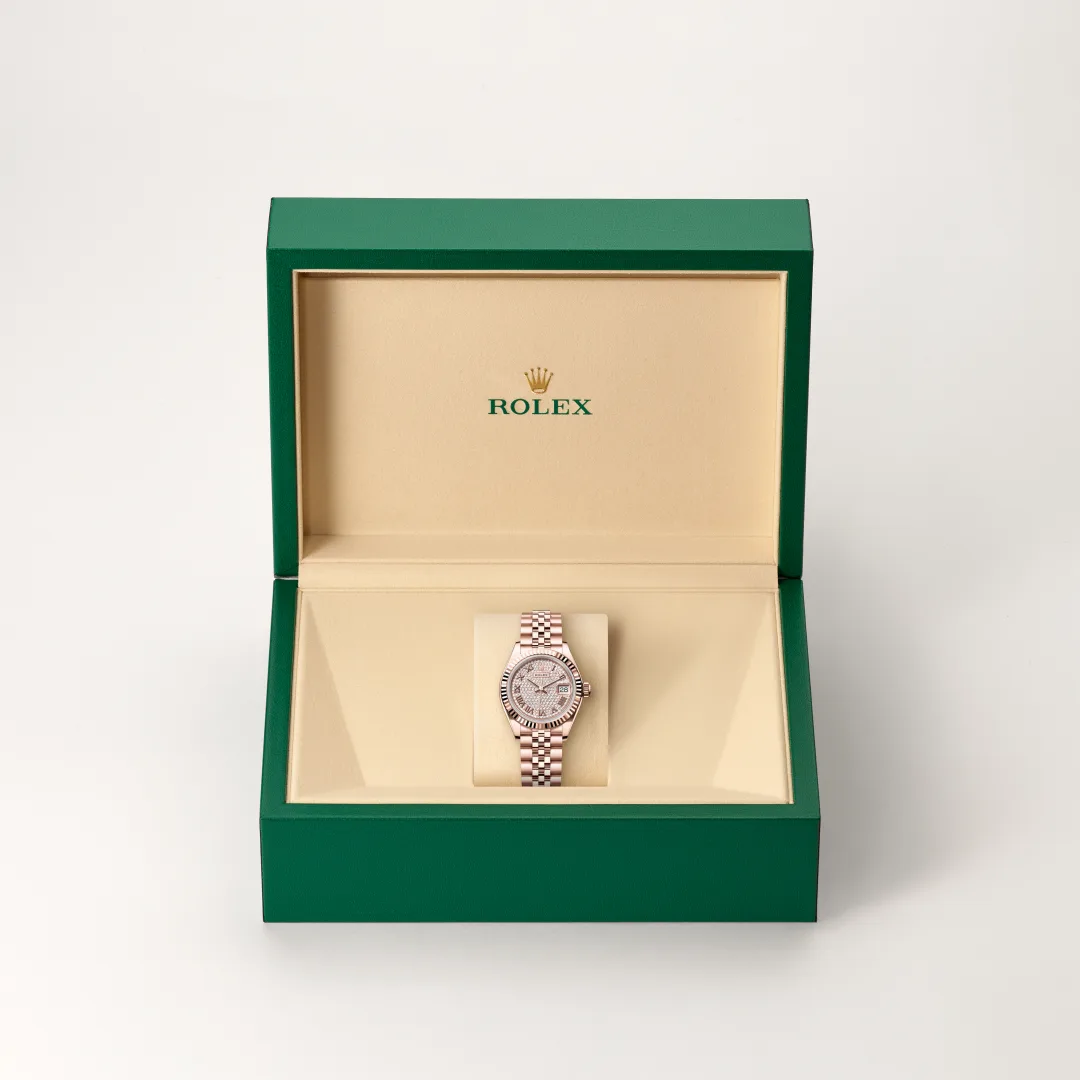 Rolex Lady-Datejust in 18 ct Everose gold M279175-0024 at Boutique Rolex Genève