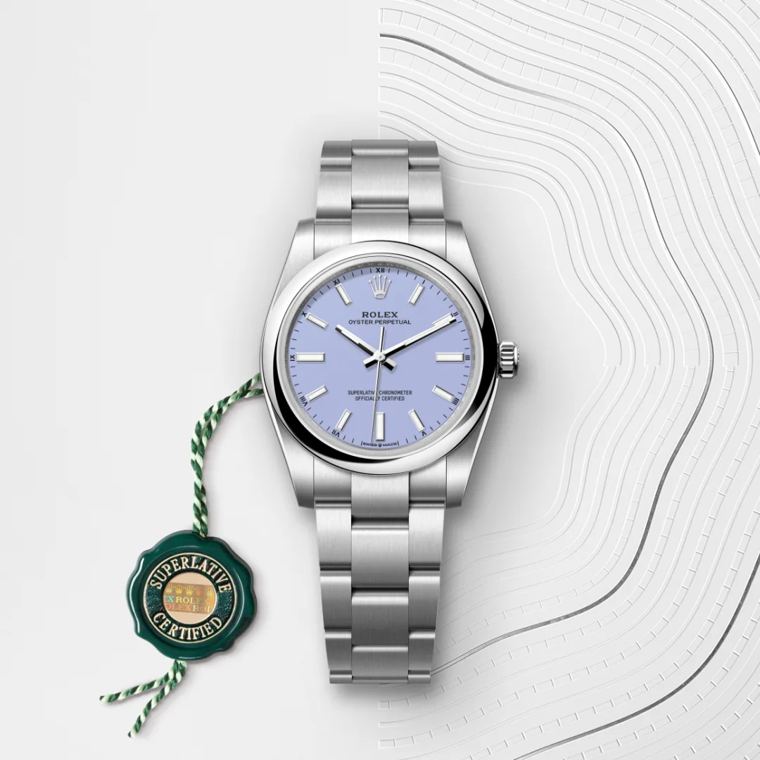 Rolex Oyster Perpetual 34 en Acier Oystersteel M124200-0008 chez Hardy