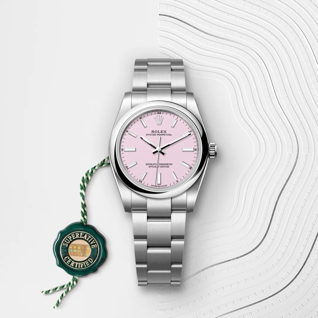 Rolex Oyster Perpetual 34 en Acier Oystersteel M124200-0009 chez Hardy