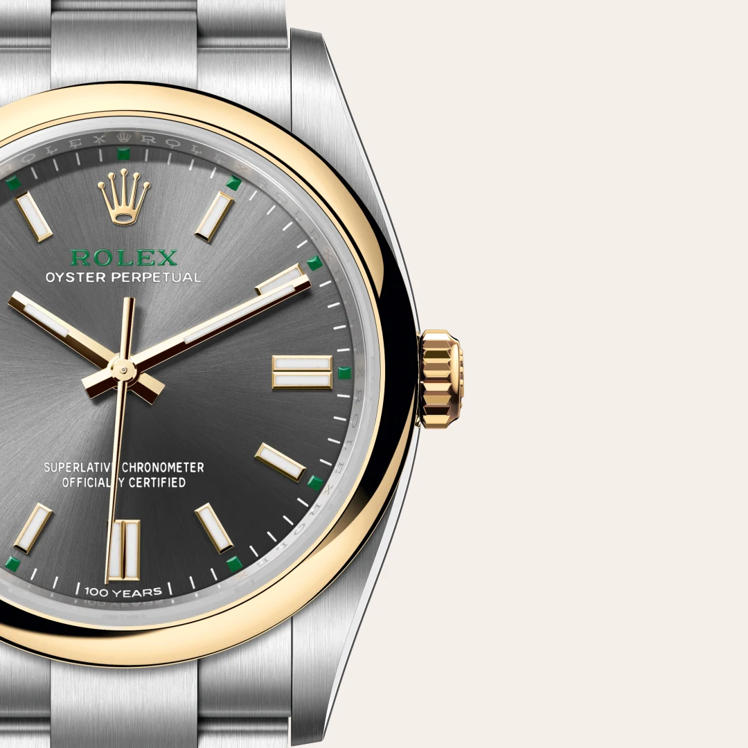 Rolex Oyster Perpetual 36 in Yellow Rolesor - combination of Oystersteel and yellow gold M126003-0001 at Boutique Rolex Genève