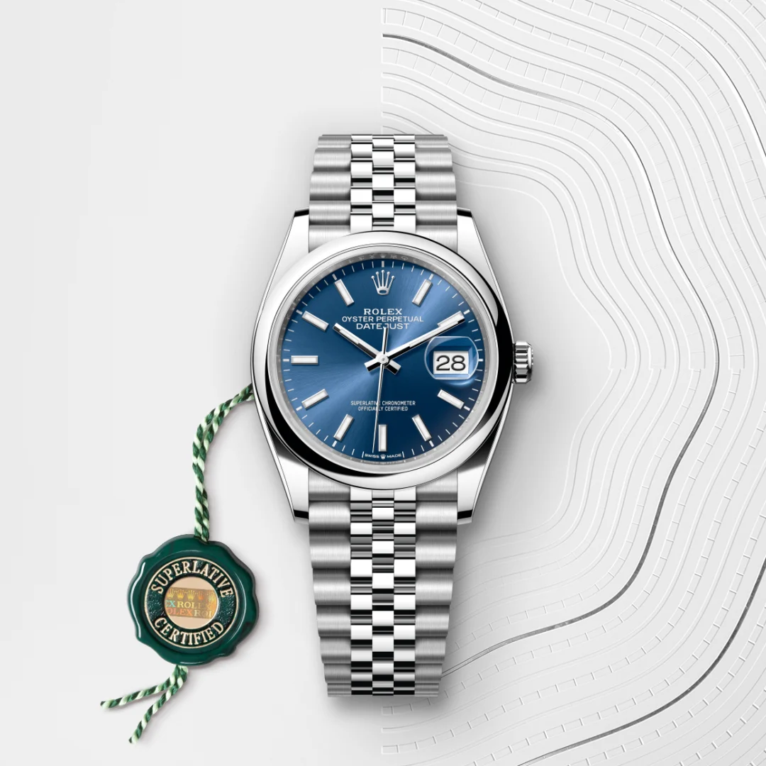 Rolex Datejust 36 en Acier Oystersteel M126200-0005 chez Dubail
