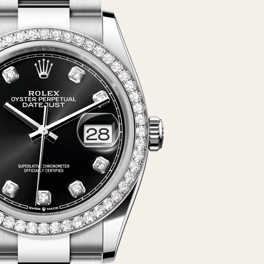 Rolex Datejust 36 in White Rolesor - combination of Oystersteel and white gold M126284RBR-0020 at Boutique Rolex Genève