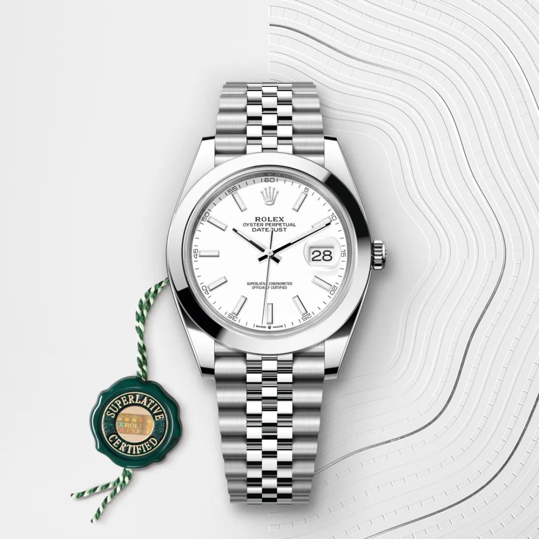 Rolex Datejust 41 en Acier Oystersteel M126300-0006 chez Dubail