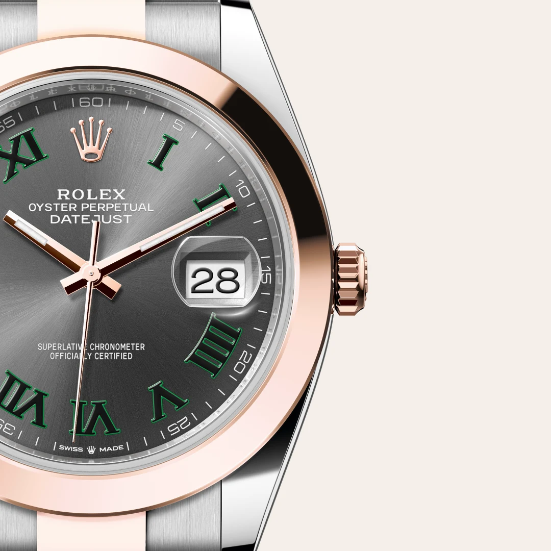 Rolex Datejust 41 in Everose Rolesor - combination of Oystersteel and Everose gold M126301-0015 at Van Deijl