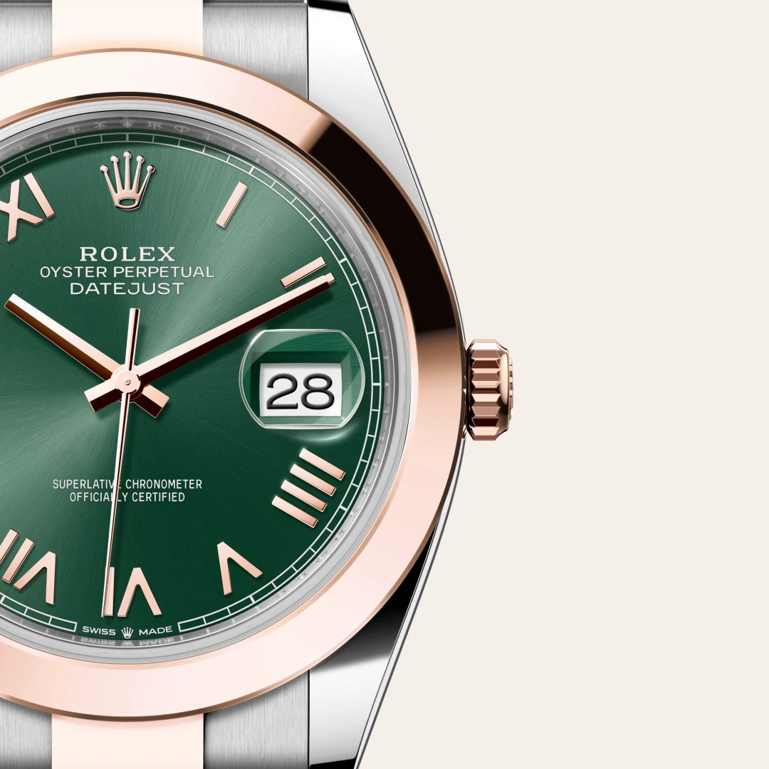Rolex Datejust 41 in Everose Rolesor - combination of Oystersteel and Everose gold M126301-0021 at Boutique Rolex Genève