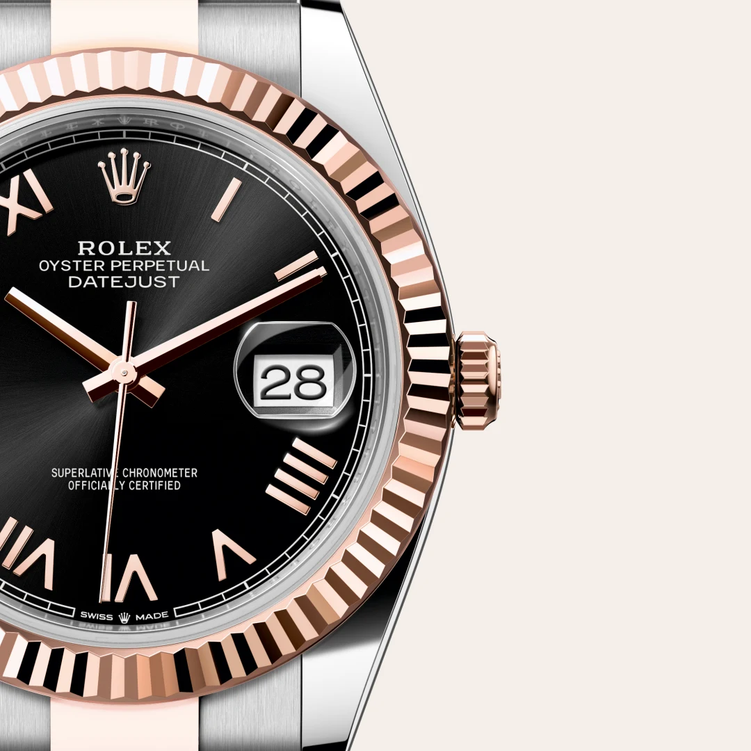 Rolex Datejust 41 en Rolesor Everose – combinaison d’acier Oystersteel et d’or Everose M126331-0023 chez Boutique Rolex Genève