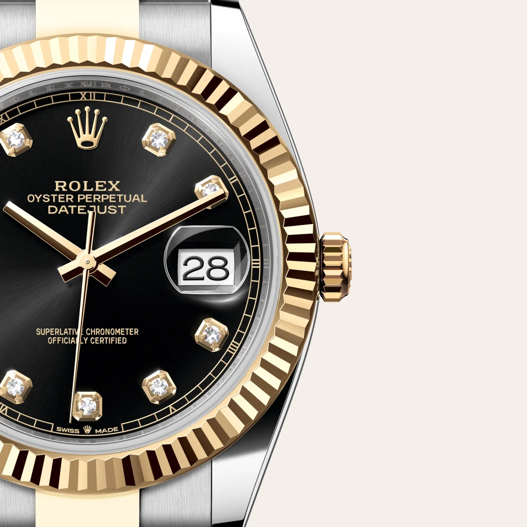 Rolex Datejust 41 in Yellow Rolesor - combination of Oystersteel and yellow gold M126333-0005 at Boutique Rolex Genève