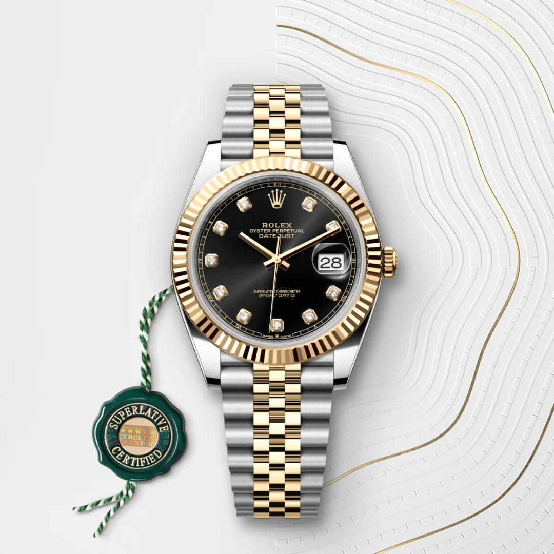 Rolex Datejust 41 en Rolesor jaune – combinaison d’acier Oystersteel et d’or jaune M126333-0006 chez Raynal