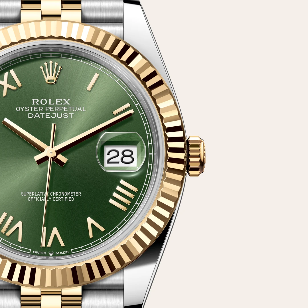 Rolex Datejust 41 in Yellow Rolesor - combination of Oystersteel and yellow gold M126333-0024 at Boutique Rolex Genève