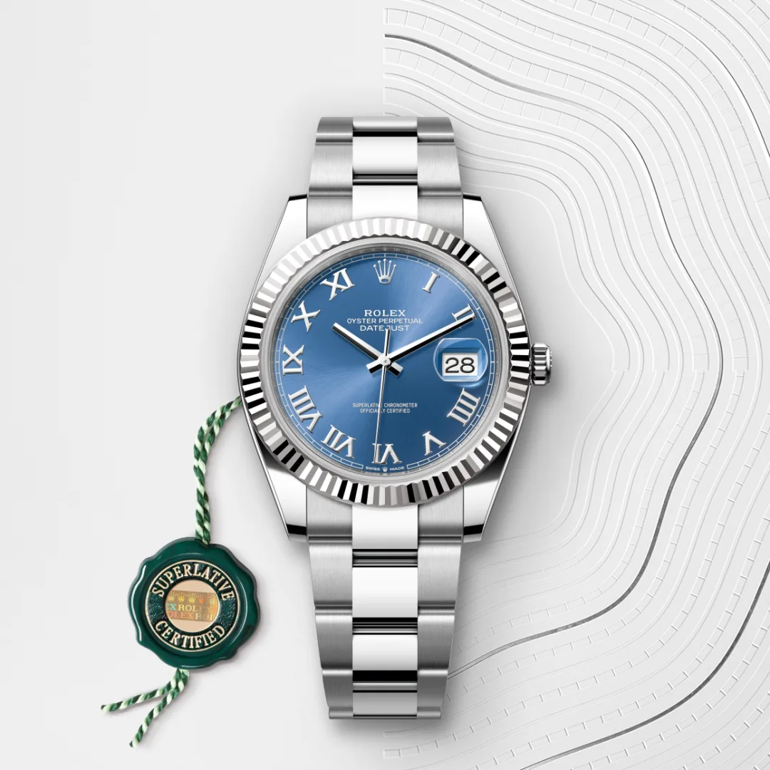 Rolex Datejust 41 en Rolesor gris – combinaison d’acier Oystersteel et d’or gris M126334-0025 chez Maison Prieur