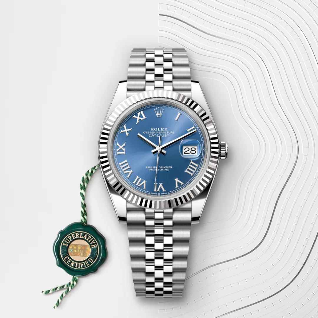 Rolex Datejust 41 en Rolesor gris – combinaison d’acier Oystersteel et d’or gris M126334-0026 chez Dorise Joaillier