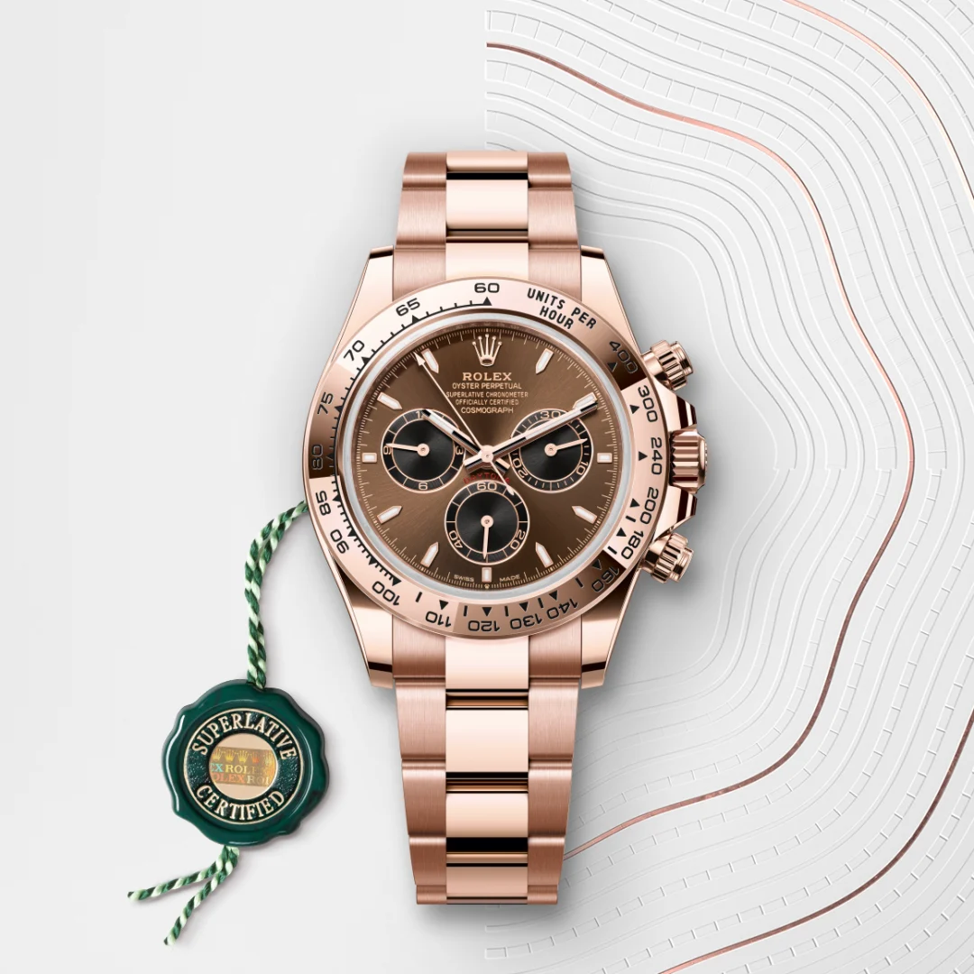 Rolex Cosmograph Daytona en Or Everose 18 ct M126505-0005 chez Dorise Joaillier