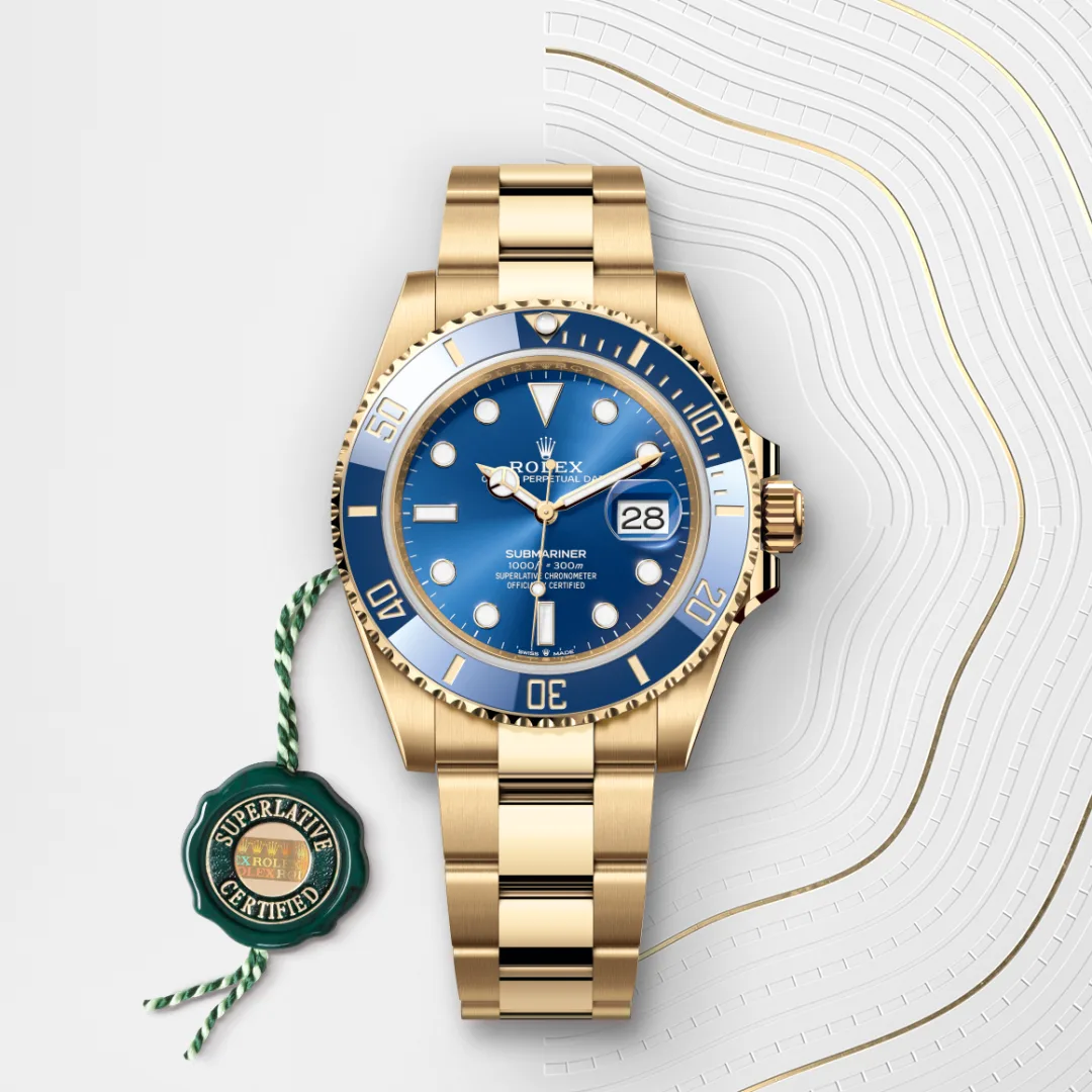 Rolex Submariner Date en Or jaune 18 ct M126618LB-0002 chez Dorise Joaillier