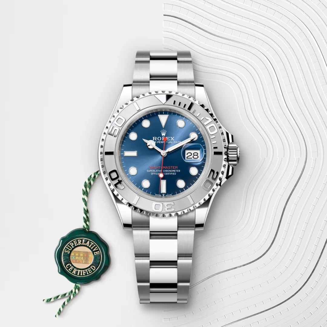 Rolex Yacht-Master 40 en Rolesium – combinaison d’acier Oystersteel et de platine M126622-0002 chez Hardy