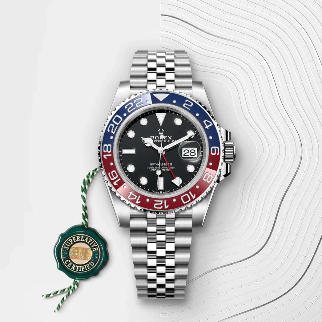 Rolex GMT-Master II en Acier Oystersteel M126710BLRO-0001 chez Bijouterie Mornier