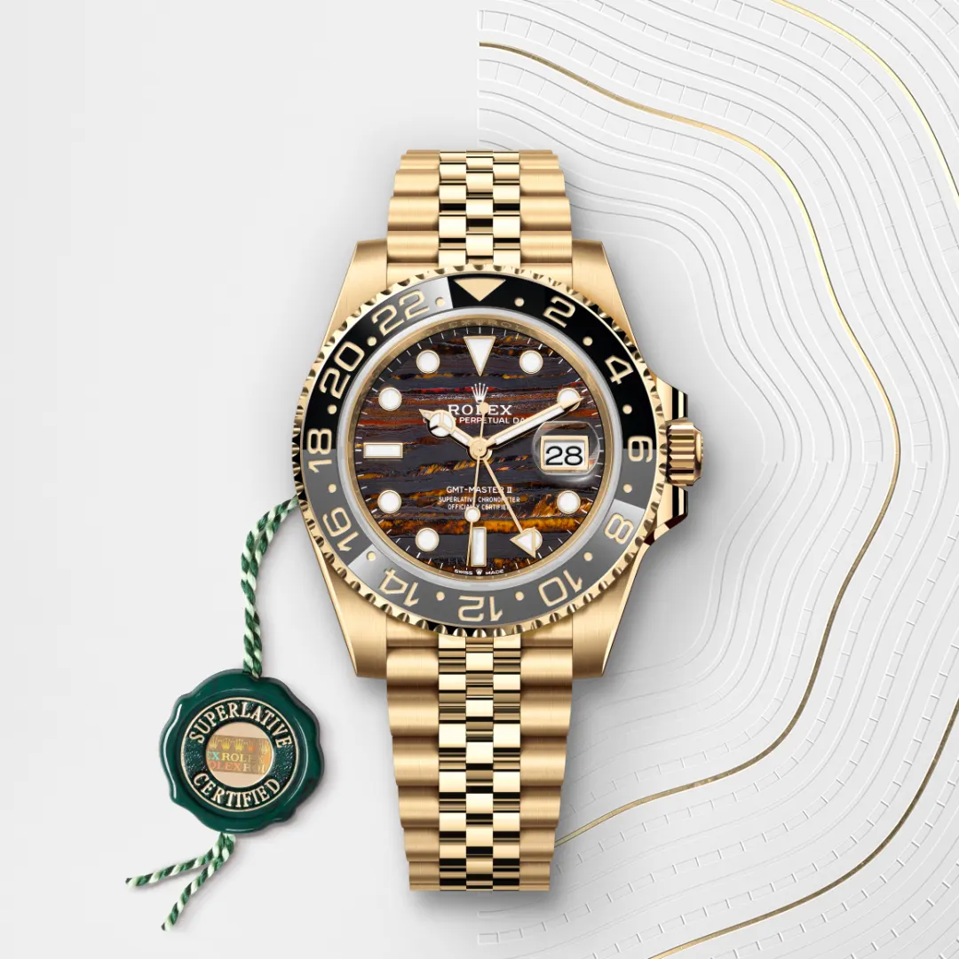 Rolex GMT-Master II en Or jaune 18 ct M126718GRNR-0002 chez Lombard Joaillier