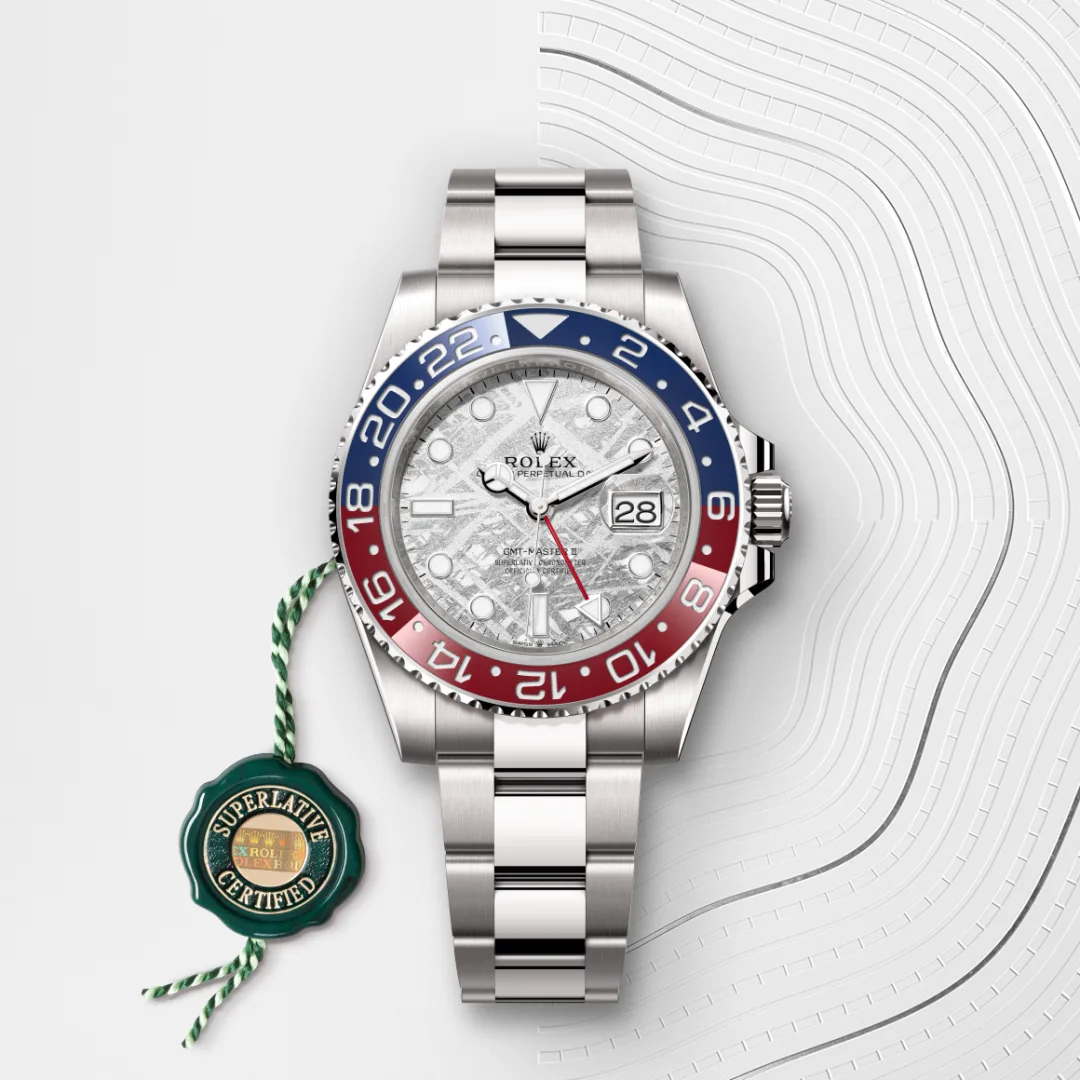 Rolex GMT-Master II en Or gris 18 ct M126719BLRO-0002 chez Dorise Joaillier